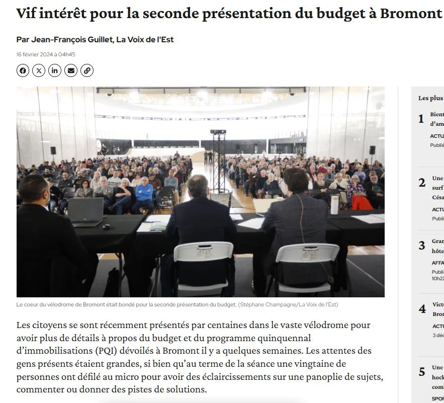 vif-interet-pour-la-seconde-presentation-du-budget-a-bromont